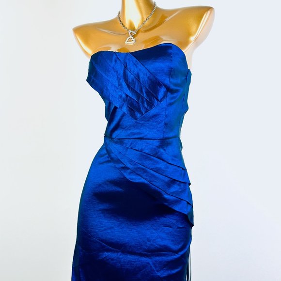 Vintage y2k 90s prom homecoming strapless dress - Picture 4 of 8